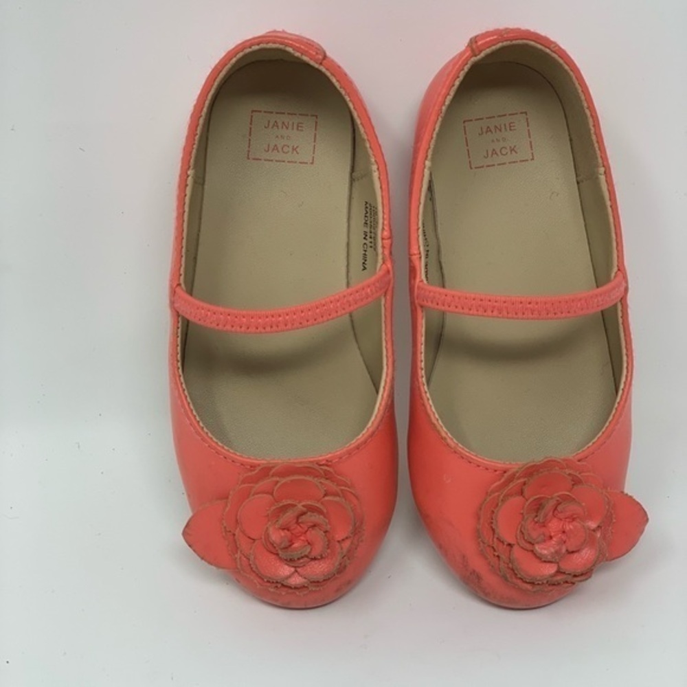 Janie and jack toddler girl shoes size 7 US